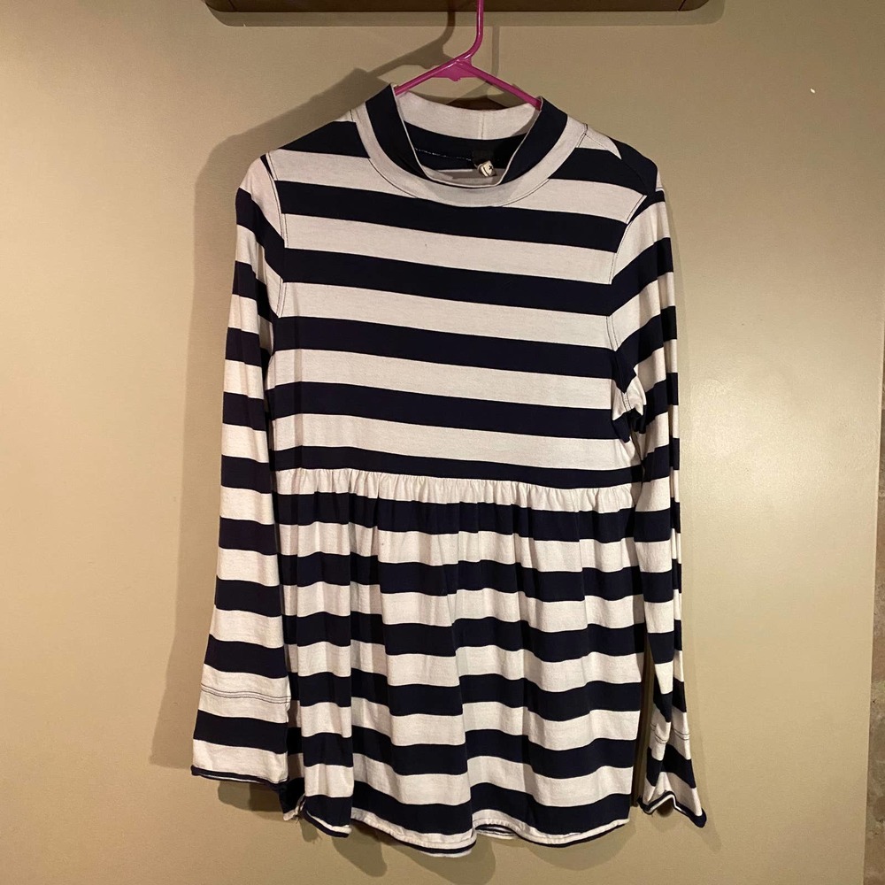 Free People Striped Shirt Dress